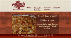 Desktop Screenshot of mountainhousepizza.com